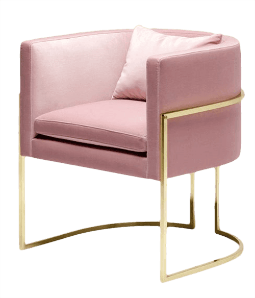 Study Gold Chair