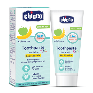 Chicco Apple-Banana Toothpaste 6mn to 6yr