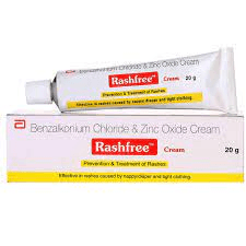 Rashfree Cream Benzalkonium Chloride & Zinc Oxide Cream 30gm