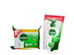 Dettol Original Soap Double Protection Offer Pack (175ml Handwash worth Rs. 42 Free)